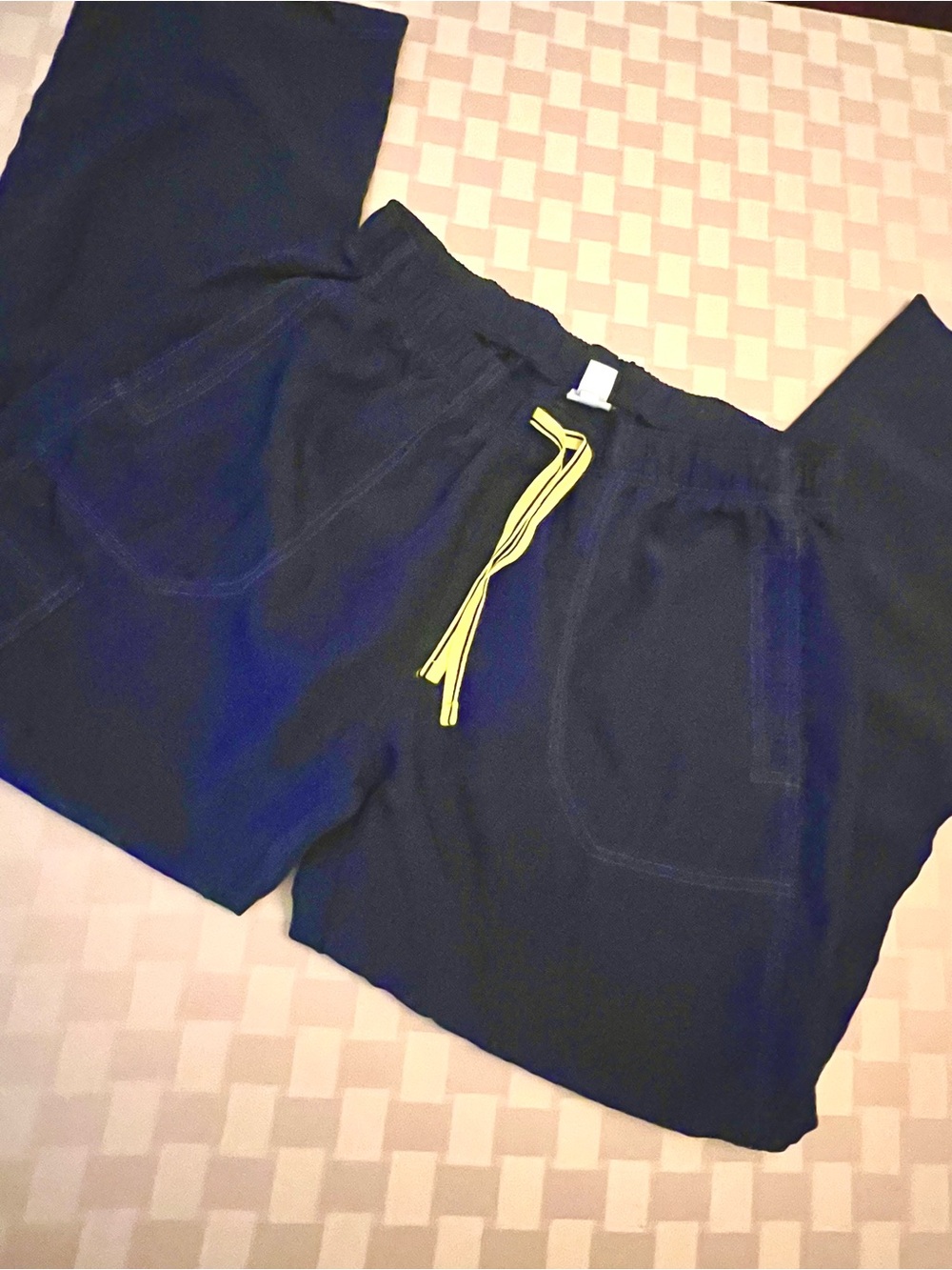 Wonder Wink Spread Good Cheer Four Stretch Women’s Navy Scrub Set XL - Picture 7 of 10